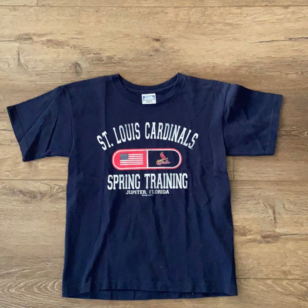 Kids shirt sleeve cardinal tee